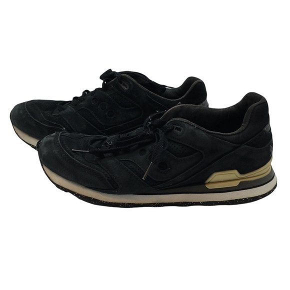 Saucony Leather Courageous Sneakers Trainers Shoes Men 10.5 Black‎ Suede main image 5